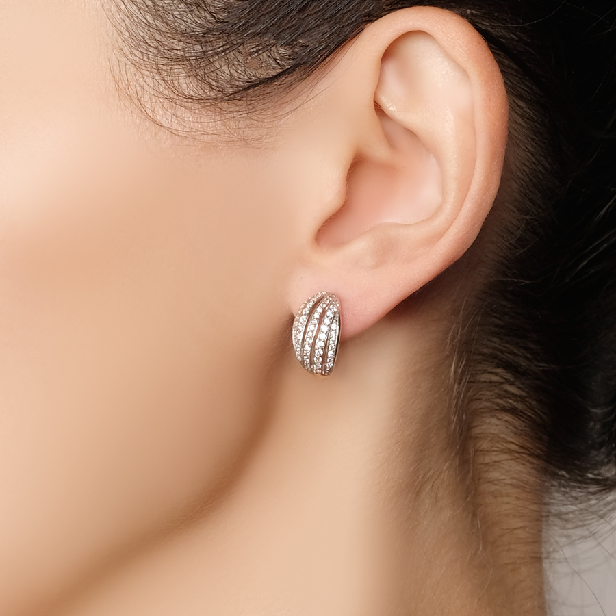 Серьги Zlato Z2-9909 золото фианит