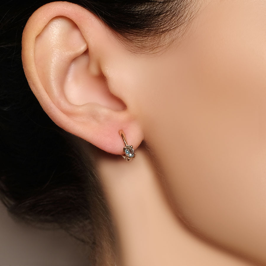 Серьги Zlato Z2-8082_А золото фианит