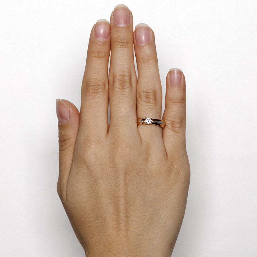 Кольцо KARATOV Т14201Б200 золото фианит