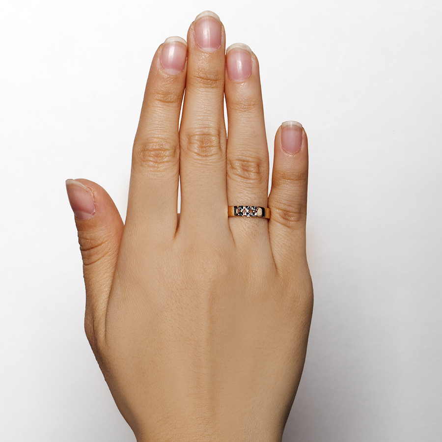 Кольцо KARATOV Т14061Б307 золото