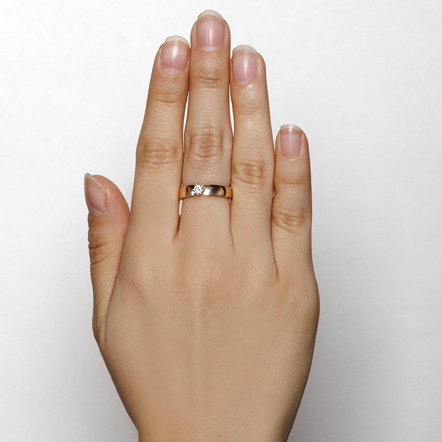 Кольцо KARATOV Т14201Б342 золото фианит