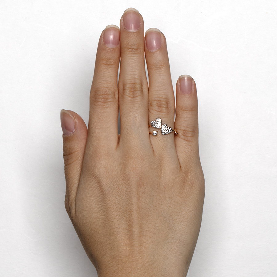 Кольцо KARATOV Т147017373 золото фианит