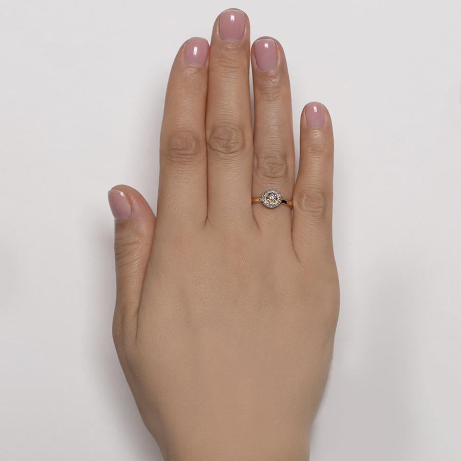 Кольцо RoseGrace 5-7344-103-1К золото бриллиант