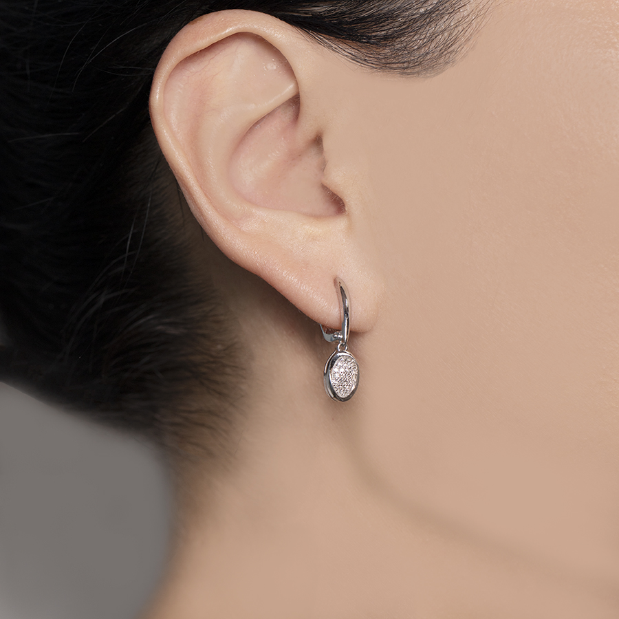 Серьги RoseGrace 5-7189-103-2Б золото бриллиант