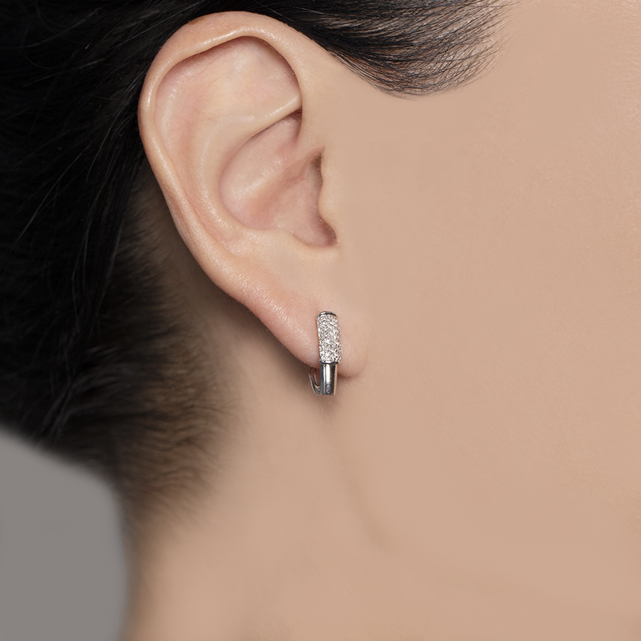 Серьги RoseGrace 5-7581-103-2Б золото бриллиант