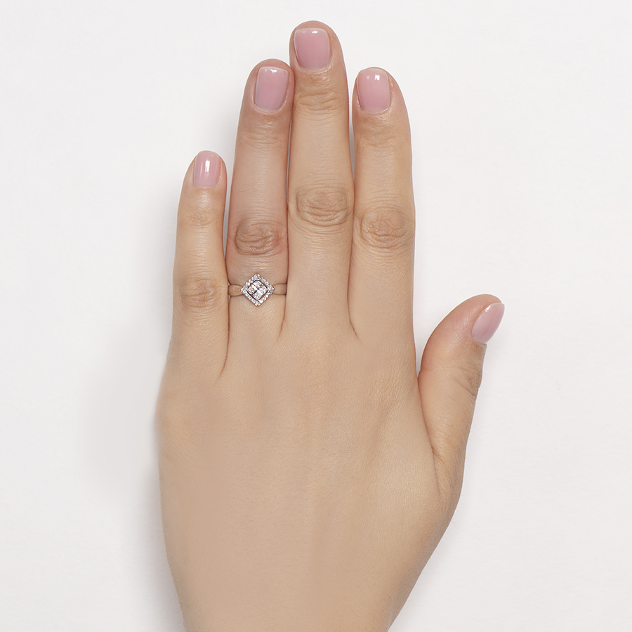 Кольцо RoseGrace 5-7487-103-1Б золото бриллиант