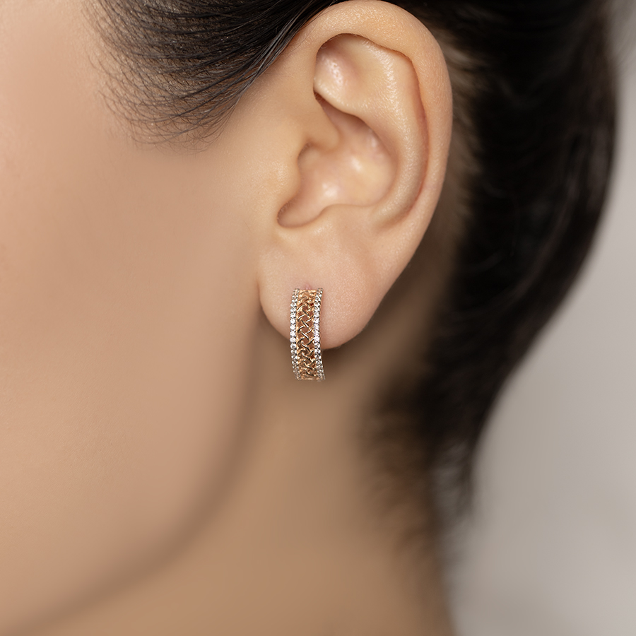 Серьги Талант 10-02-0001-26156 золото фианит