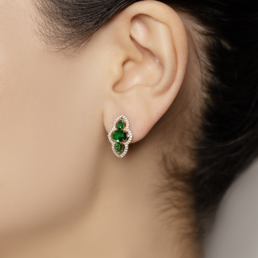 Серьги Талант 10-00-0003-25928 золото фианит