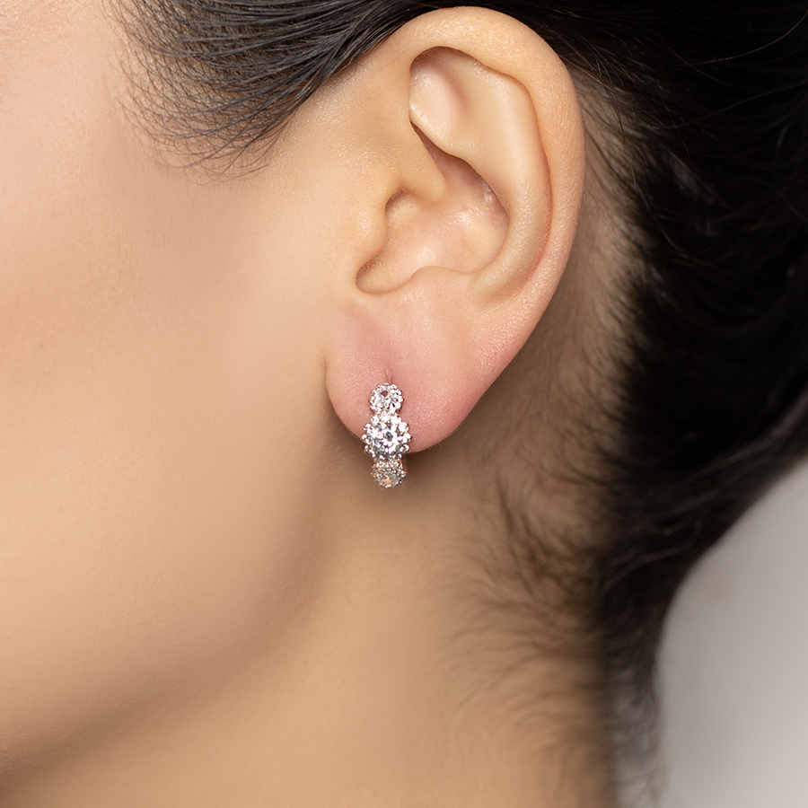 Серьги Талант 10-02-0001-24447 золото фианит