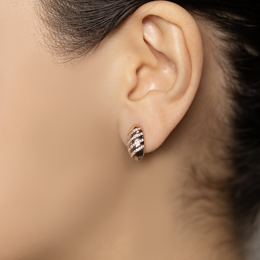 Серьги Талант 10-02-0001-23516 золото фианит