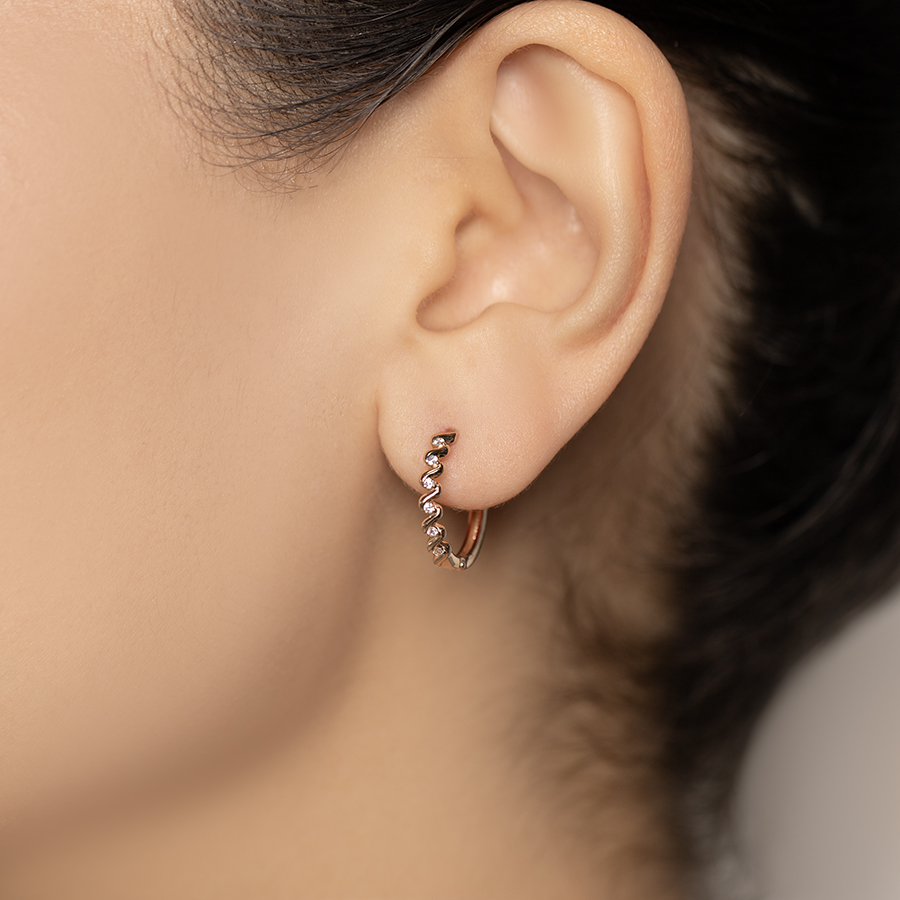 Серьги Талант 10-02-0001-12648 золото фианит